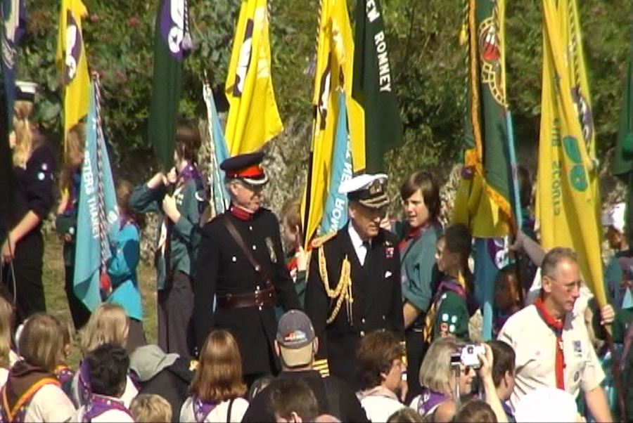 2007 Lord Boyce at Dover Castle for Scouts celebrations