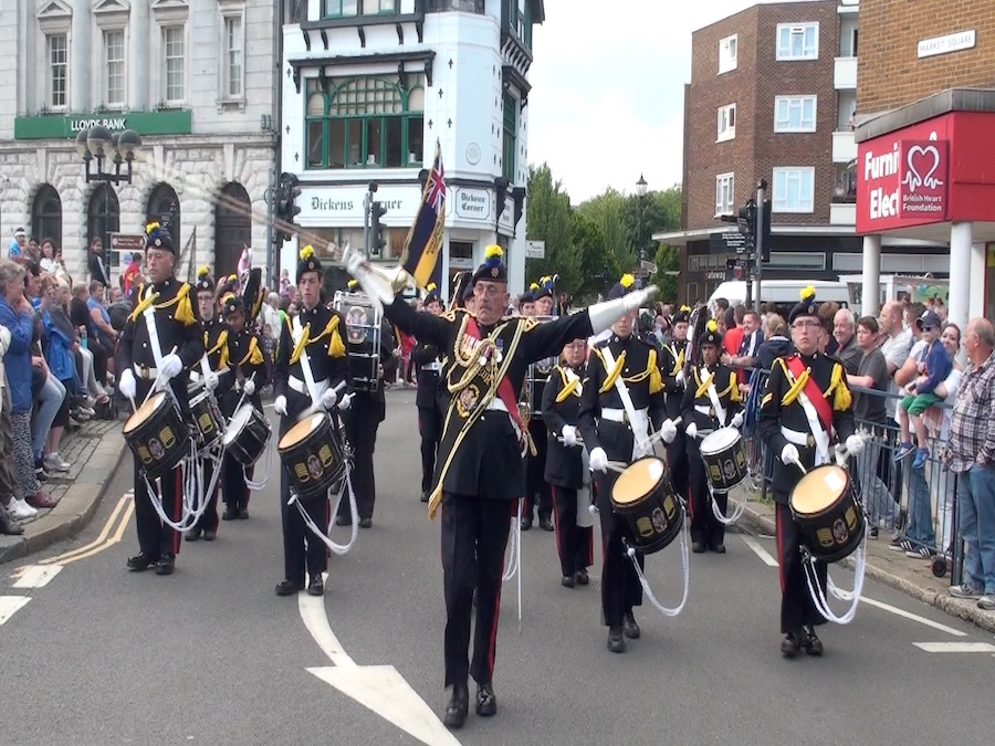 2014 Marching Band at Dover Carnival