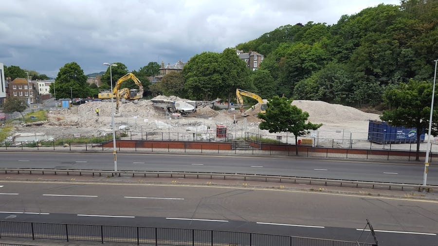 2020 Demolition of Dover Sports Centre