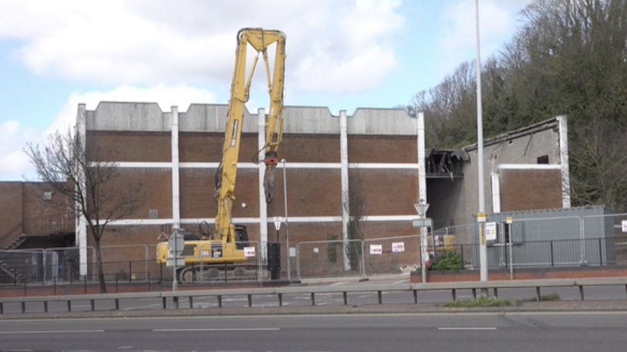 2020 Start of demolition of Dover Sport Centre