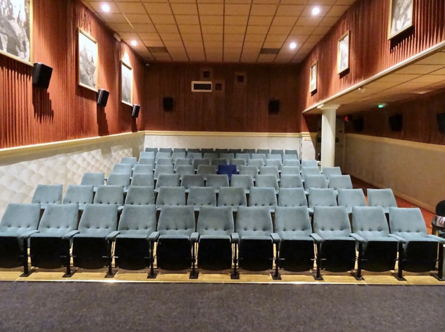 Cinema seating in Dover Museum