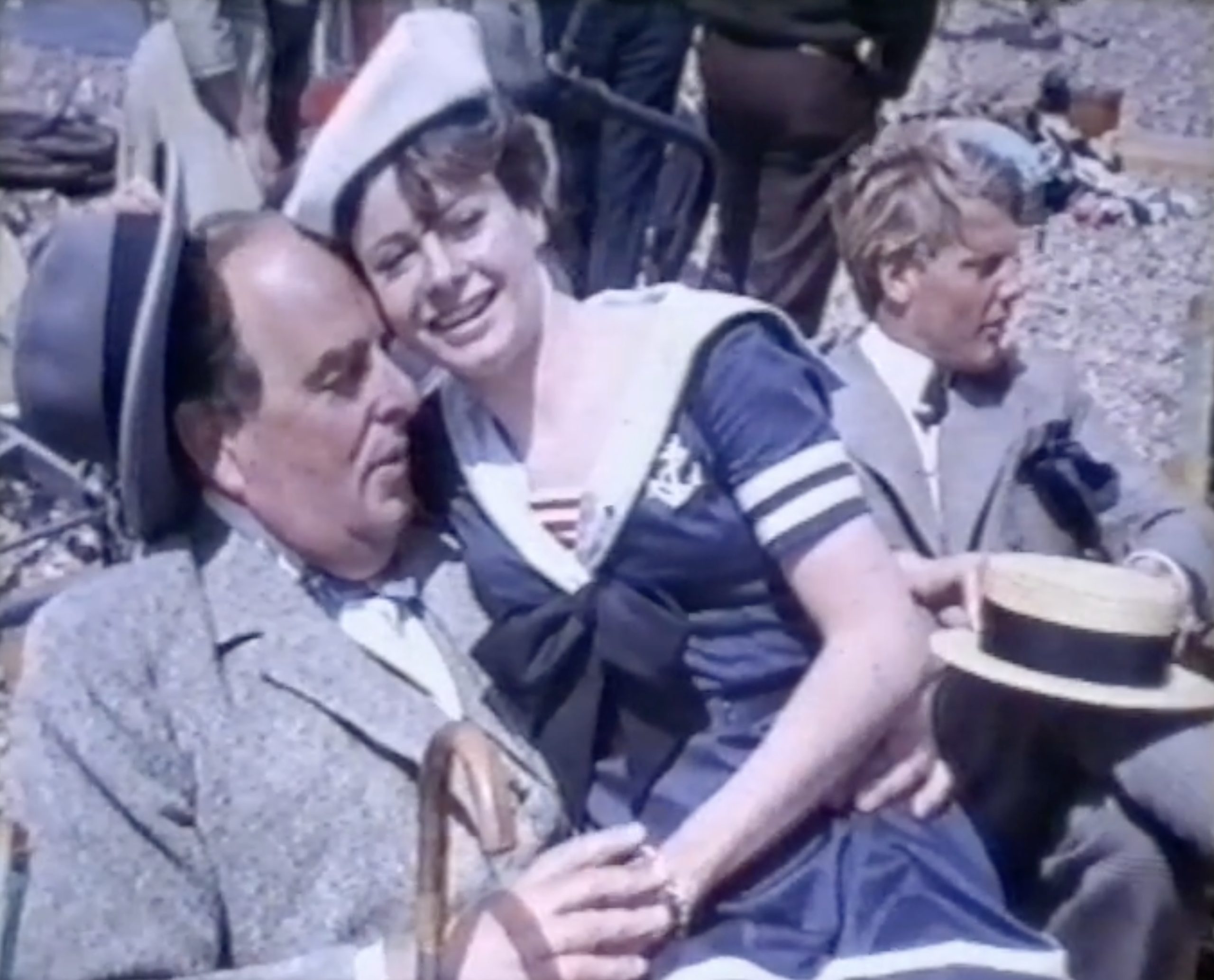 Robert Morely and Jayne Miles in Those Magnificent Men in their Flying Machines